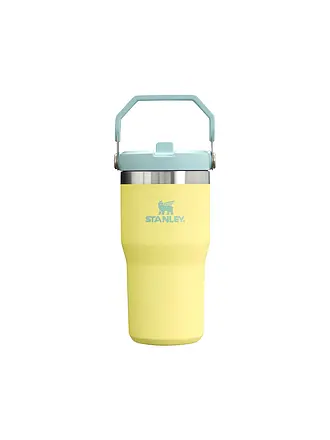STANLEY | Isolierflasche - Thermosflasche Flip Straw 2.0 0.6l Violet Blossom | gelb